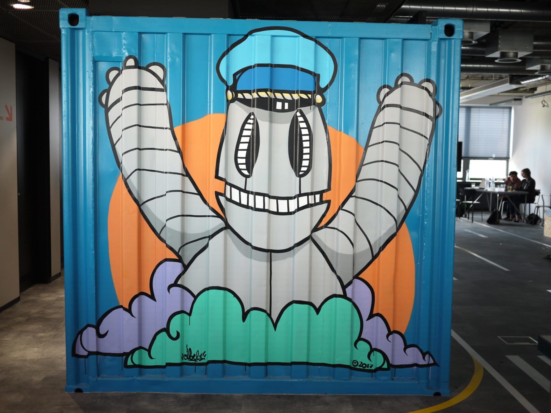 Concur Container Painting Prague – Oibelart by Oibel 1